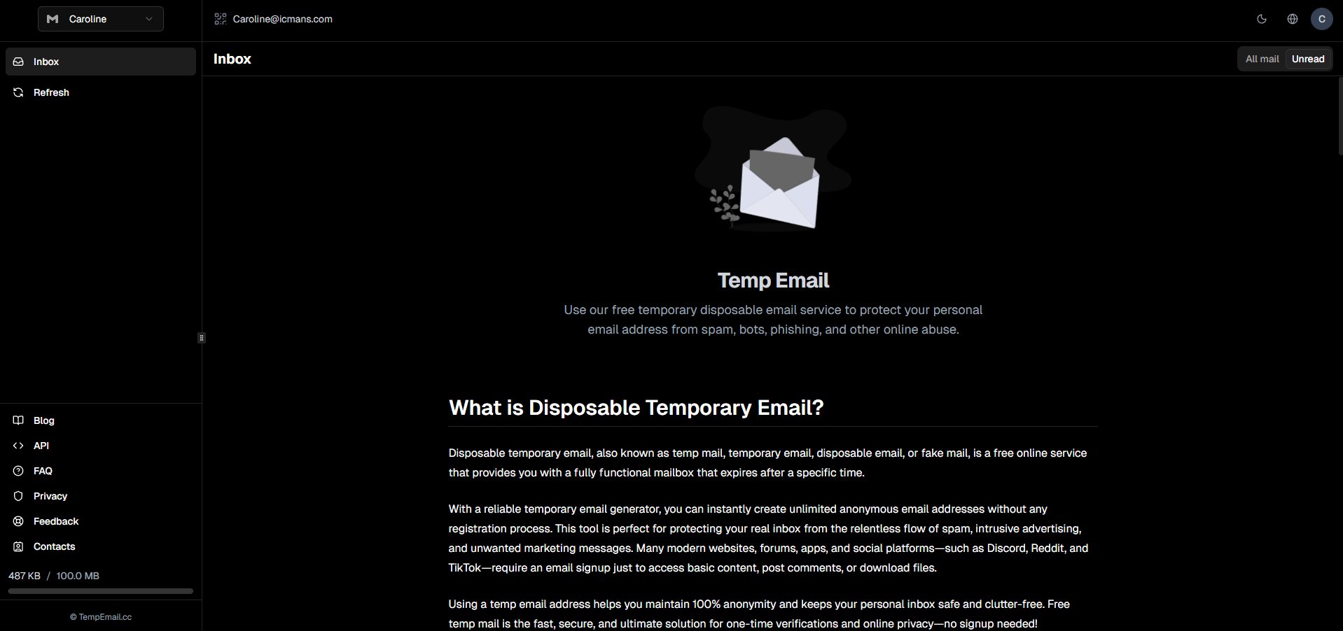 Best Disposable Email in 2026 - TempEmail.cc