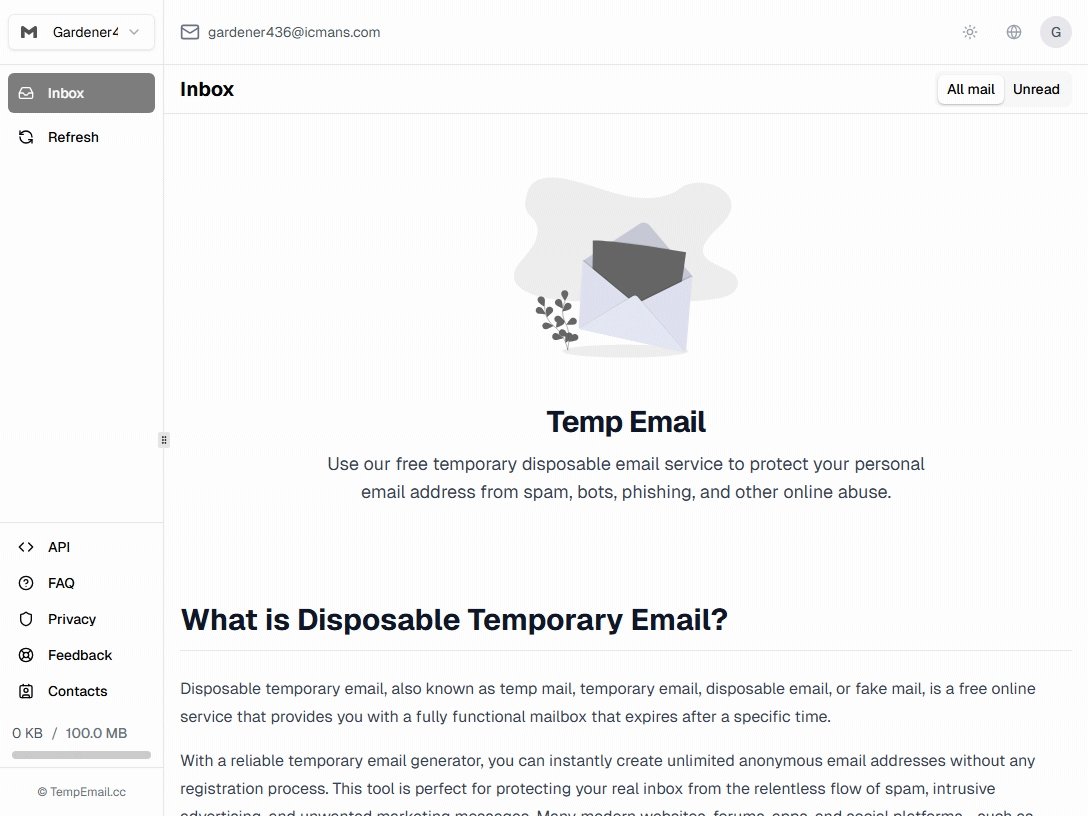 temporary email prevents email reuse risk illustration