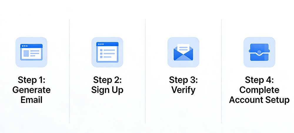 Step-by-step guide to use temporary email for Netflix registration