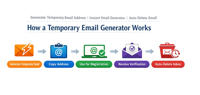 How a Temporary Email Generator Works