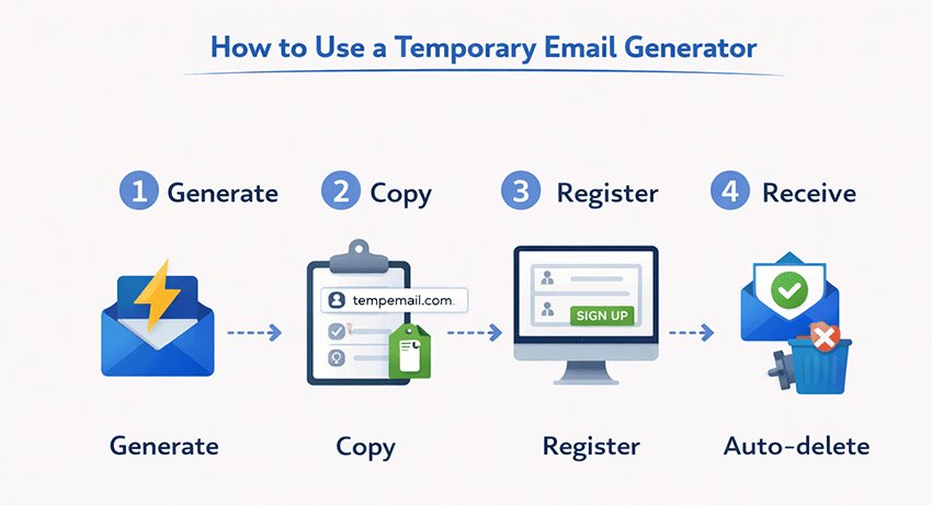 How to Use a Temporary Email Generator