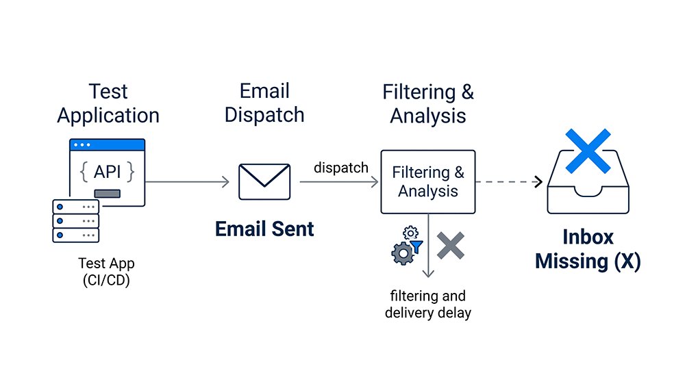 Why email testing fails in CI/CD due to reputation filtering and greylisting