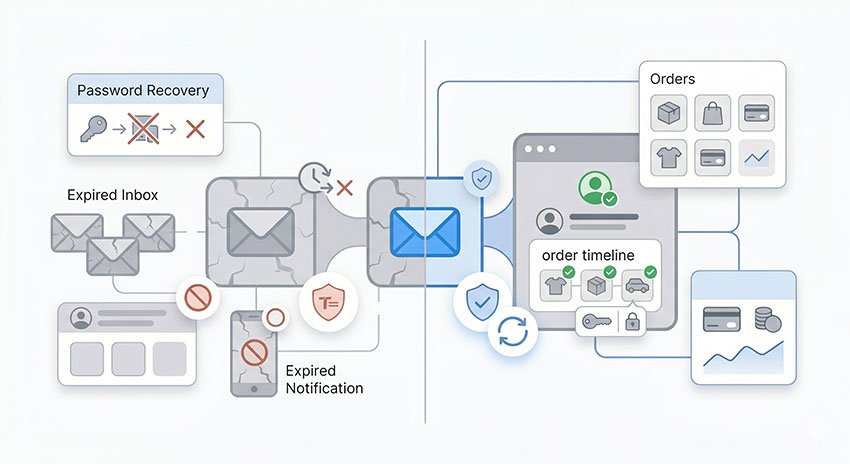 Comparison between temporary email and real email for Amazon accounts)