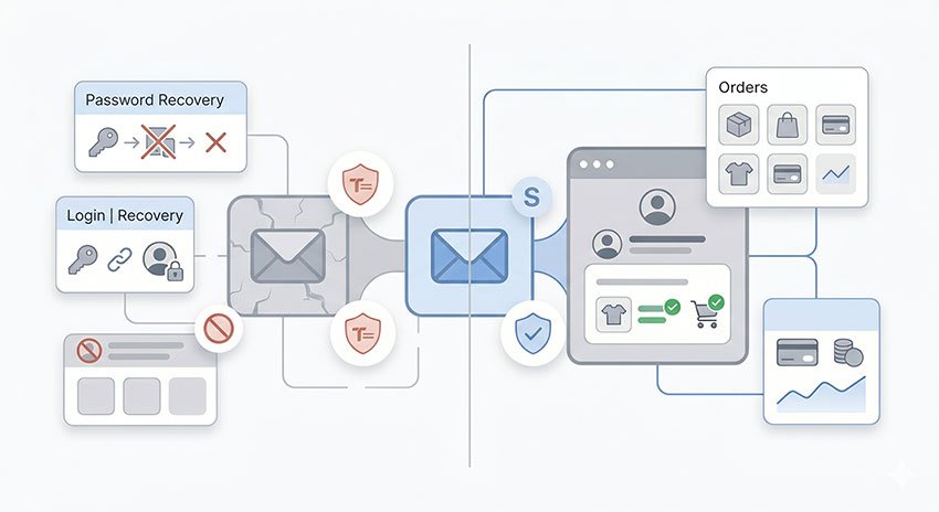Temporary email causing Amazon account recovery problems)
