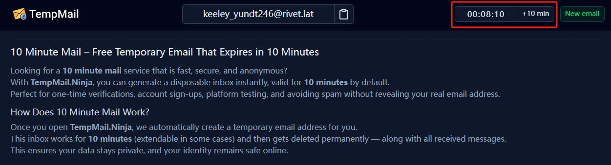 temp mail.ninja​ 10 Minute Mail